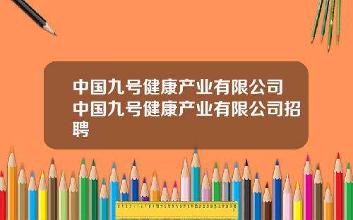 中国九号健康产业有限公司中国九号健康产业有限公司招聘