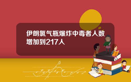 伊朗氯气瓶爆炸中毒者人数增加到217人