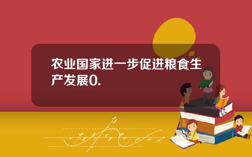 农业国家进一步促进粮食生产发展0.