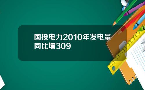 国投电力2010年发电量同比增309