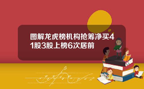 图解龙虎榜机构抢筹净买41股3股上榜6次居前