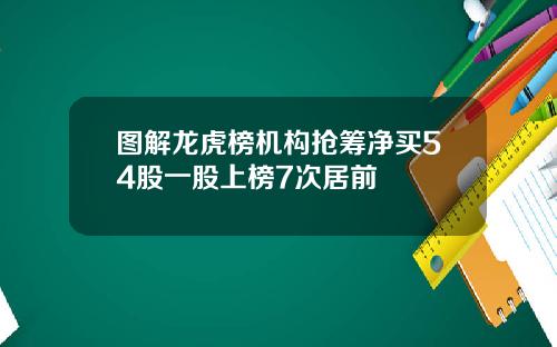 图解龙虎榜机构抢筹净买54股一股上榜7次居前