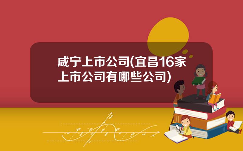 咸宁上市公司(宜昌16家上市公司有哪些公司)