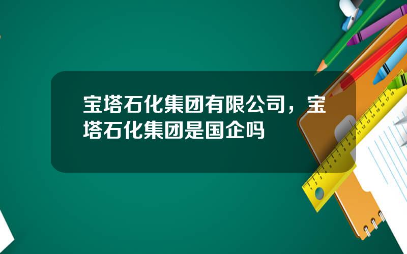 宝塔石化集团有限公司，宝塔石化集团是国企吗